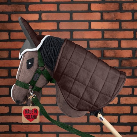 Skippi Kantar dla Hobby Horse - wodze, 2 wymienne futerka - ciemny zielony Skippi