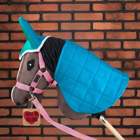 Skippi Kantar dla Hobby Horse - wodze, 2 wymienne futerka - różowy Skippi