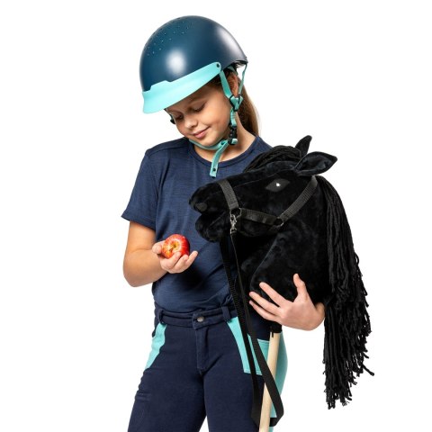 Zestaw Skippi - Hobby Horse Czarny i przeszkoda do skakania 135 cm Skippi