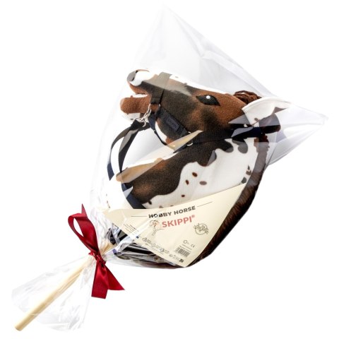 Zestaw Skippi - Hobby Horse Gniado - srokaty - Derka fuksja -Kantar lawenda Skippi