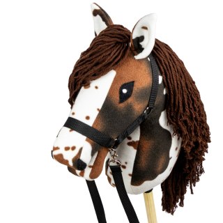 Zestaw Skippi - Hobby Horse Gniado - srokaty - Derka fuksja i granat Skippi
