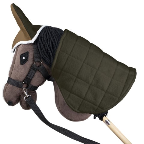 Zestaw Skippi - Hobby Horse Gniady - Derka i nauszniki - beż i oliwka Skippi