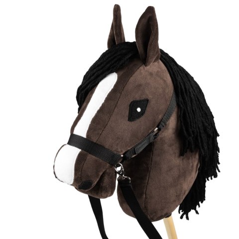 Zestaw Skippi - Hobby Horse Gniady - Derka i nauszniki - fuksja i granat Skippi