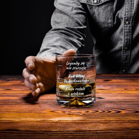 Urodzinowa szklanka do whisky - prezent na pięćdziesiątkę Froster