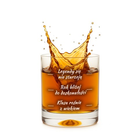 Urodzinowa szklanka do whisky - prezent na pięćdziesiątkę Froster