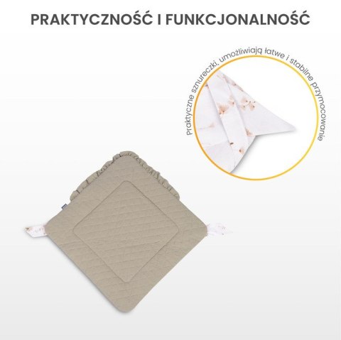 ROŻEK MUŚLIN BALETNICE RÓŻOWE 75x75
