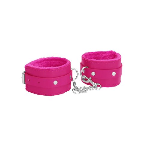 Plush Leather Handcuffs Ouch!
