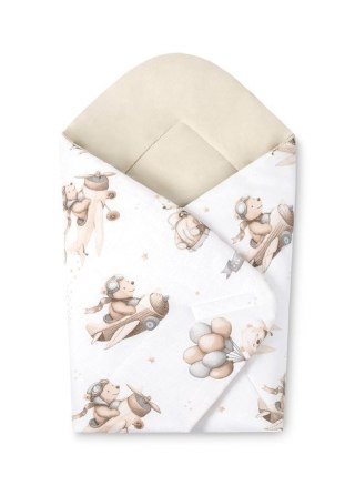 ROŻEK BAWEŁNA FLYING TEDDY BEIGE 75X75