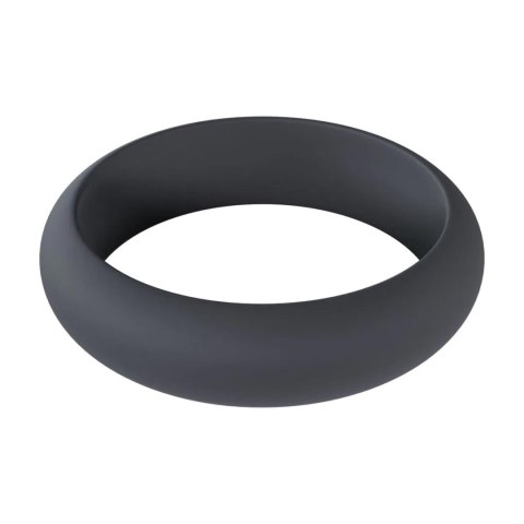 Wide O Silicone Cockring - S - 30mm - Black Levelz