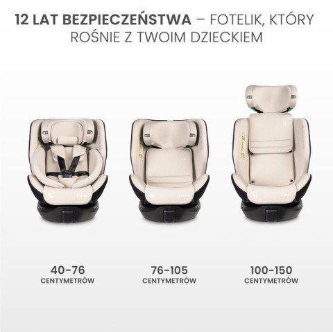 FOTELIK LUMI I-SIZE LIGHT GREY (40-150)
