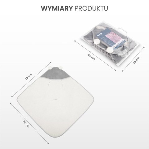 OTULACZ DO FOTELIKA PLUSZ 75X75 BEŻOWY