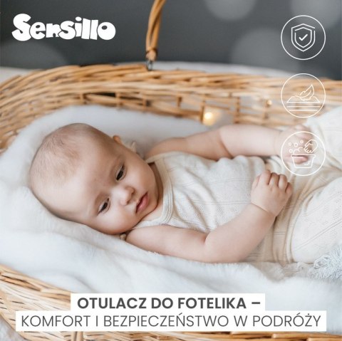 OTULACZ DO FOTELIKA PLUSZ 75X75 SZARY