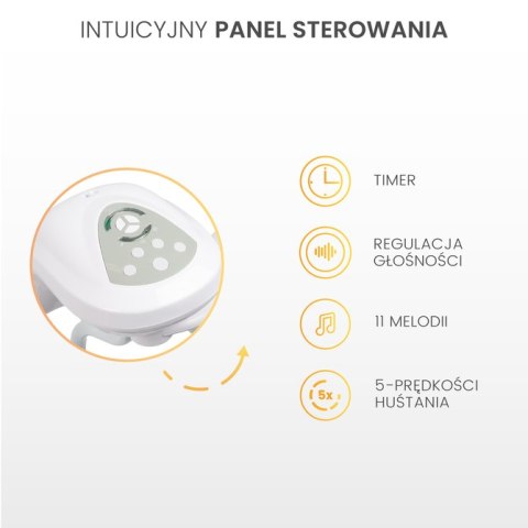 HUŚTAWKA ELEKTRYCZNA RAFFI BEIGE