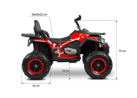 POJAZD AKUMULATOROWY QUAD GIGANT WHITE