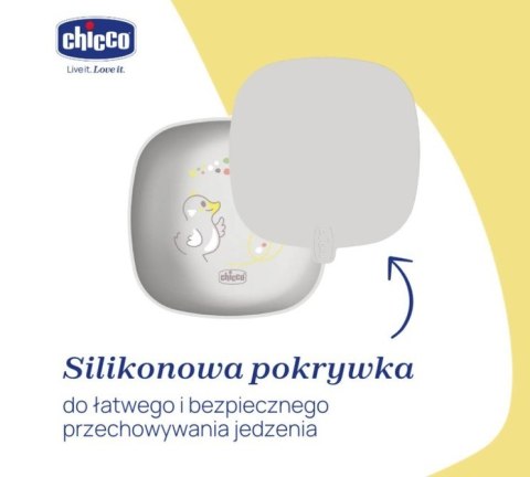179206 MISECZKA Z POKRYWKĄ SZARA 6+