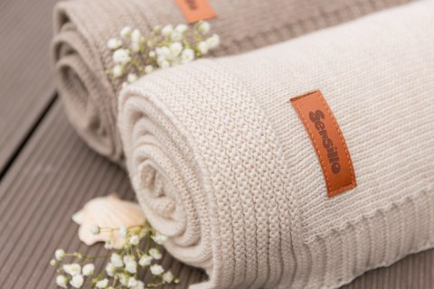KOC MERINO MELANGE 90X75 DARK BEIGE