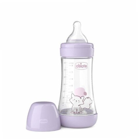 180974 BUTELKA PERFECT5 MEDIUM 240ML SMOCZEK SILIKONOWY GIRL