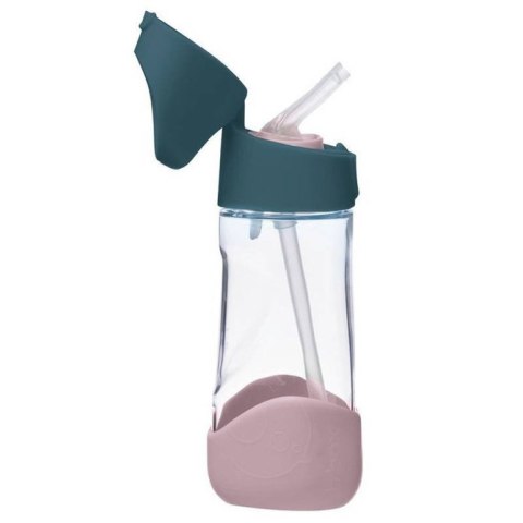 4455 BUTELKA TRITANOWA-BIDON ZE SŁOMKĄ 450ML INDIGO ROSE BB00445