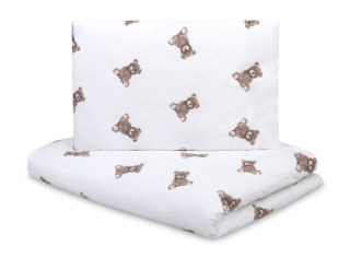 KOMPLET POŚCIELI 2 EL. BAWEŁNA TEDDY BEIGE 100X135