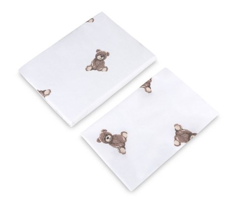 KOMPLET POŚCIELI 2 EL. BAWEŁNA TEDDY BEIGE 100X135