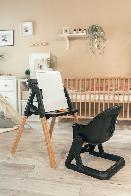 KRZESEŁKO DO KARMIENIA SMARTEE BLACK