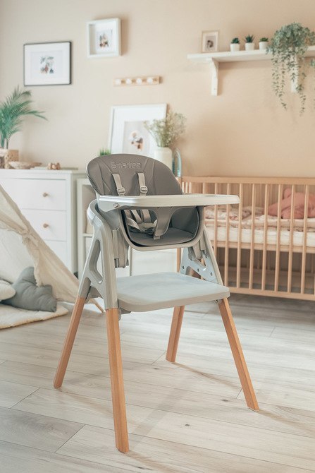 KRZESEŁKO DO KARMIENIA SMARTEE GREY