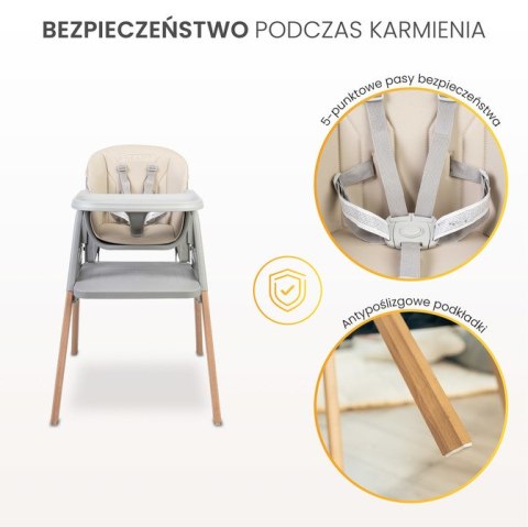 KRZESEŁKO DO KARMIENIA SMARTEE GREY
