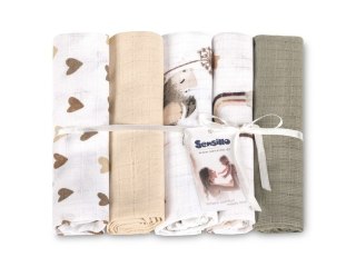 PIELUCHA TETRA 70X80 5-PACK MOUSE BEIGE