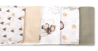PIELUCHA TETRA 70X80 5-PACK MOUSE BEIGE