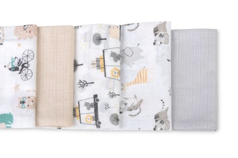 PIELUCHA TETRA 70X80 5-PACK ZOO PINK