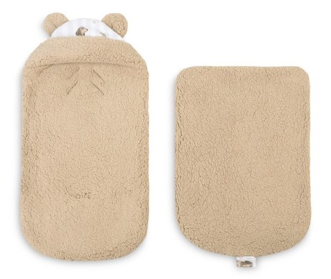 ŚPIWOREK DO FOTELIKA I WÓZKA GŁĘBOKIEGO 80X45 DOGS BEIGE