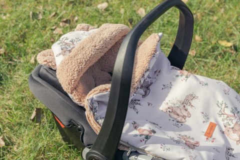 ŚPIWOREK DO FOTELIKA I WÓZKA GŁĘBOKIEGO 80X45 WOODLAND