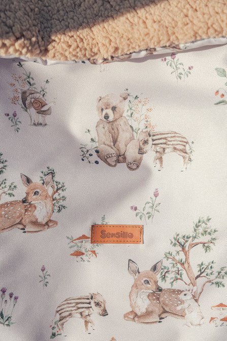 ŚPIWOREK DO FOTELIKA I WÓZKA GŁĘBOKIEGO 80X45 WOODLAND