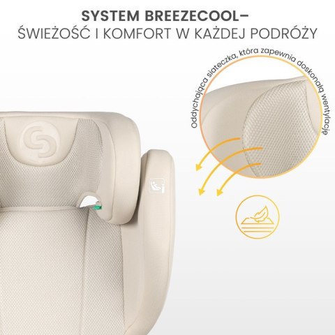 FOTELIK BREEZY FIX BLACK (100-150cm)