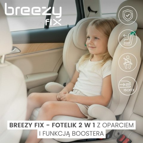 FOTELIK BREEZY FIX GREY (100-150cm)