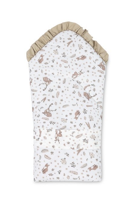ROŻEK BAWEŁNA FOREST BEIGE 75X75
