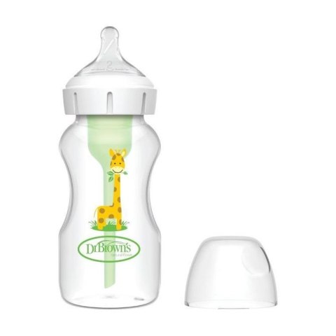 WB91019 BUTELKA SZEROKA SZYJKA 270ML OPTIONS PLUS ŻYRAFA