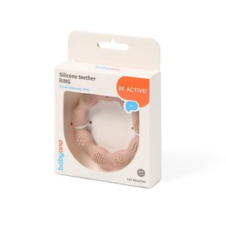 825/04 GRYZAK SILIKONOWY RING BEŻOWY