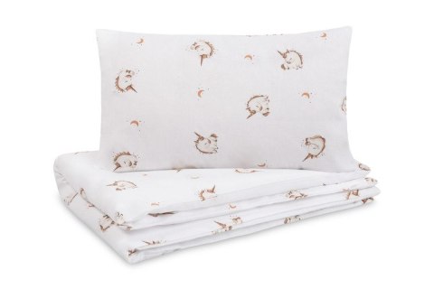 KOMPLET POŚCIELI 2 EL. BAWEŁNA UNICORN BEIGE 100X135