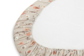 PRZEŚCIERADŁO DO WÓZKA BAWEŁNA BLOOM BEIGE 35X75