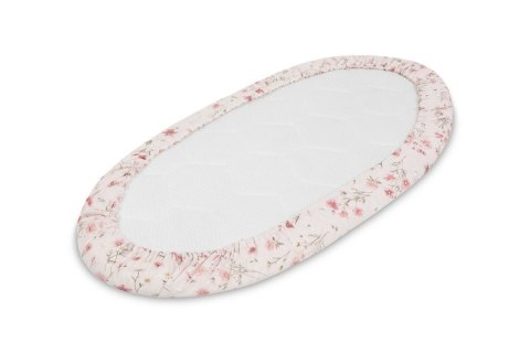 PRZEŚCIERADŁO DO WÓZKA BAWEŁNA BLOOM PINK 35X75