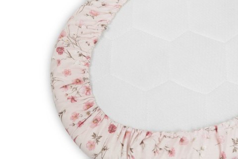 PRZEŚCIERADŁO DO WÓZKA BAWEŁNA BLOOM PINK 35X75