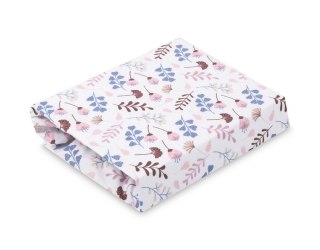 PRZEŚCIERADŁO DRUKOWANE BAWEŁNA TWIGS PINK 60X120