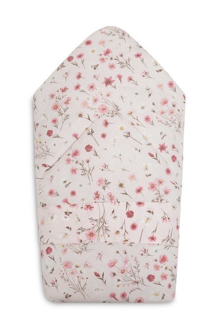 ROŻEK VELVET BLOOM PINK 75X75