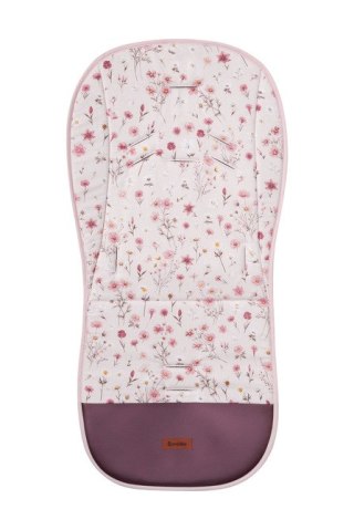 WKŁADKA DO WÓZKA DELUXE VELVET BLOOM PINK