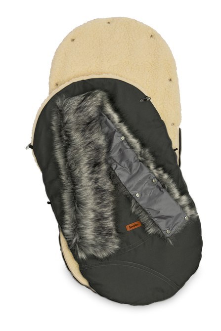 ŚPIWOREK ESKIMO GRAPHITE / WEŁNA 100 X 46