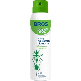 Spray Zielona Moc na Komary i Kleszcze 90ml BROS