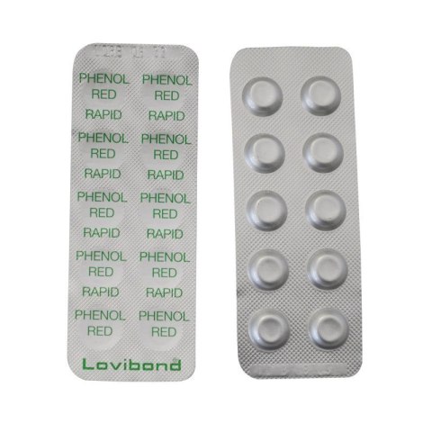 Tabletki Fotometr Lovibond RED Rapid Listek