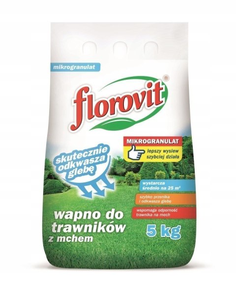 Wapno Mikrogranulat Trawnik Mech 5kg Florovit