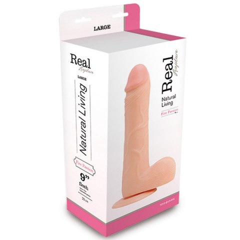 Dildo-REALISTIC DILDO REAL RAPTURE FLESH 9" Real Rapture